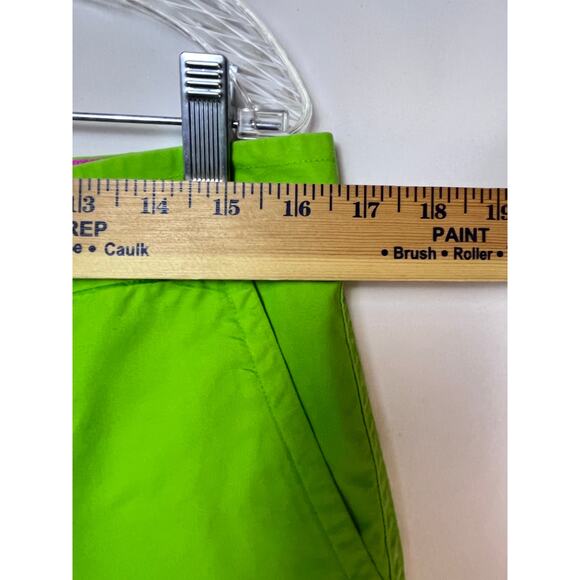 Lilly Pulitzer Green Cropped Chino Vacation Summer Preppy Cruise Pants - Size 10 - Picture 4 of 6